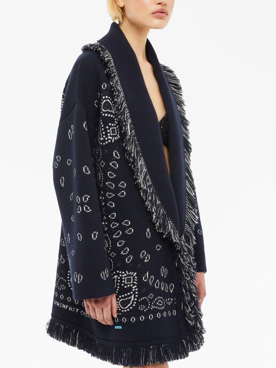 Cheap cashmere cardigan jacquard Alanui Bandana Women 0825